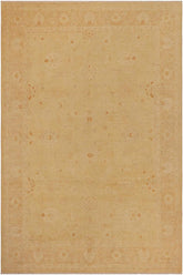 handmade Traditional Kafkaz Beige Tan Hand Knotted RECTANGLE 100% WOOL area rug 9 x 12